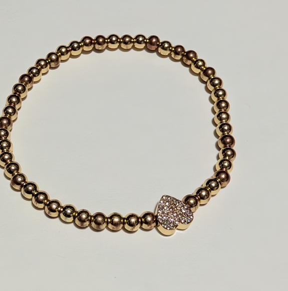 BaubleBar Heart Gems Stretch Bracelet - Picture 4 of 5